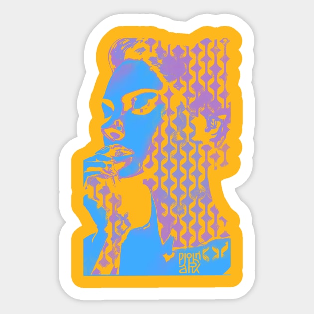 Faded V2 Sticker by JohnParkArt